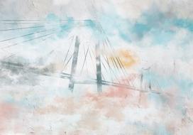 Fototapetas Artgeist Bridge To Dreams, 315 cm x 441 cm