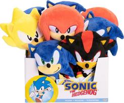 sonic zaislai - Jakks pliušinis žaislas Sonic, 23 cm - 1 nuotrauka