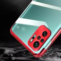 telefonas xiaomi 10 pro - Clear Color Case Gel TPU Electroplating frame Cover for Xiaomi Redmi Note 10 5G / Poco M3 Pro blue - 1 nuotrauka