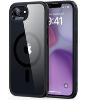apple 17e - ESR Classic Hybrid Halolock MagSafe iPhone 16e Case - Clear-Black - 1 nuotrauka
