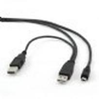 usb extension - Gembird Dual USB - Micro USB Extension Cable 0.9m - 1 nuotrauka