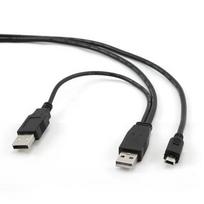 usb extension - Gembird Dual USB - Micro USB Extension Cable 0.9m - 2 nuotrauka