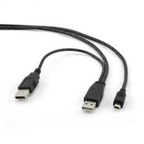 usb extension - Gembird Dual USB - Micro USB Extension Cable 0.9m - 3 nuotrauka