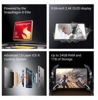 tabletes - REDMAGIC Astra 16GB/512GB Wi-Fi Eclipse (Eclipse) - 1 nuotrauka