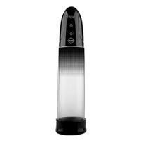 Pumped Automatic Rechargeable Luv Pump Juoda automatinė penio pompa