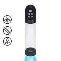 silicone vagina - Penio pompa Pumped Engage, Gun Metal - 1 nuotrauka
