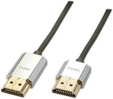 type 2 kabelis - Lindy HDMI A - HDMI A 4.5 m - 4.5 m - HDMI Type A (Standard) - HDMI Type A (Standard) - 3D - Juodas,Gold,Sidabrinis - 1 nuotrauka