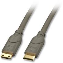 Lindy 0.5m HDMI CAT2 - 0.5 m - HDMI Type C (Mini) - HDMI Type C (Mini) - 10.2 Gbit/s - Juodas