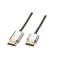 Lindy HDMI High Speed Kabelis CROMO Slim Ethernet A/A 3m