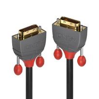 Lindy DVI-D Dual Link Kabelis Anthra Line 1m