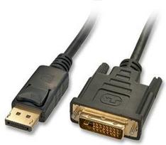 displayport cable 5m - LINDY 5m DisplayPort to DVI-D Cable - 1 nuotrauka