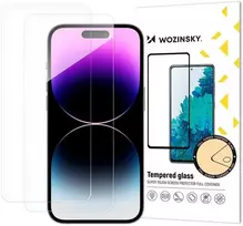 iphone 2 - Wozinsky "Grūdintas Stiklas" Apsauginis Stiklas 2 vnt. skirtas iPhone 17 Pro / 16 Pro - 1 nuotrauka