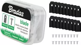 Bradas peiliai robotams vejapjovėms Husqvarna/Gardena, 18 vnt. Titanas (Titan) Juodas (Black)