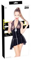 Black Level Vinyl Dress Net S Seksuali lateksinė apranga