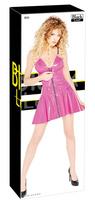 Black Level Vinyl Dress pink 2XL Seksuali lateksinė apranga