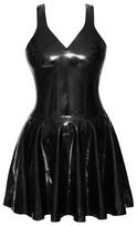 latekso apranga - Late X Latex Mini Dress 2XL Seksuali lateksinė apranga - 3 nuotrauka