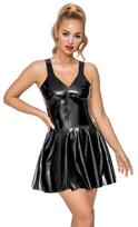 latekso apranga - Late X Latex Mini Dress 2XL Seksuali lateksinė apranga - 8 nuotrauka