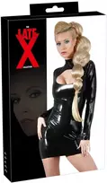 latekso apranga - Late X Latex Dress hole xl Seksuali lateksinė apranga - 1 nuotrauka