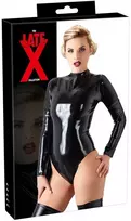 moto xl - Late X Latex Body black xl Seksuali lateksinė apranga - 1 nuotrauka
