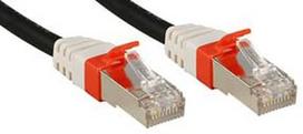 Lindy Cat.6 (A) SSTP / S/FTP PIMF Premium 10.0m - 10 m - RJ-45 - RJ-45 - Juodas