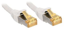ftp kabeliai cat7 - Lindy Patchkabel Cat6A S/FTP LSOH Cat7 Rohkabel baltas 7.50m - 1 nuotrauka