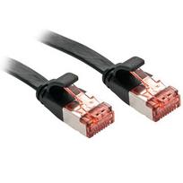 Lindy Patchkabel Cat6 U/FTP Flachband juodas 10m