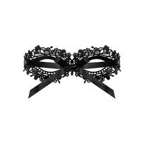 venecijos kaukes - Obsessive A701 Kaukė Juoda (Black) - 2 nuotrauka