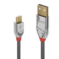 usb micro 0.5m - Lindy USB 2.0 Kabelis Typ A/Micro-B Cromo Line M/M 5m - 1 nuotrauka