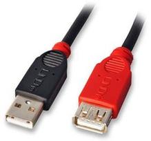 usb prailginimo - Lindy USB 2.0 Aktiv-Verlängerung Typ A/A Slim M/F 5m - 1 nuotrauka