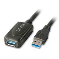 Lindy USB 3.0 Aktiv-Verlängerung Typ A/A M/F 5m