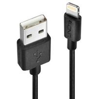Lindy USB an Lightning Kabelis juodas 1m