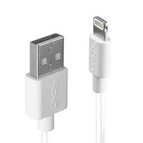 Lindy USB an Lightning Kabelis baltas 0.5m