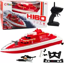 Lean Toys RC motorinė valtis H160 1:28 Raudona (Red)