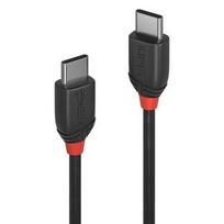usb c cable gen 2 - Lindy USB 3.1 Kabelis Typ C/C 3A Juodas Line M/M 0.5m - 1 nuotrauka