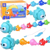 Jokomisiada Fish Family interaktyvus rinkinys + meškerė ir magnetinė žūklė ZA6016