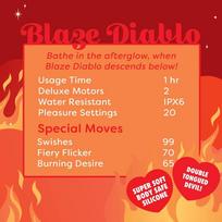 vibratoriai moterims - Unihorn Blaze Diablo klitorinis vibratorius - 2 nuotrauka