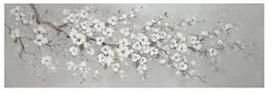 Home4you Oil Painting 50x150cm White Sakura