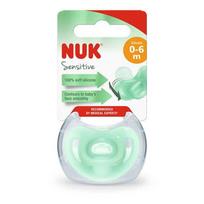 NUK silikoninis čiulptukas 0-6 mėn. Sensitive SU41