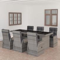 Lauko baldų komplektas VLX 7 Piece Outdoor Dining Set 313118