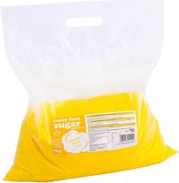 Gsg24 spalvotas cukrus cukraus vatai, geltonas (Yellow), 5 kg