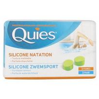 Quies silikoniniai ausų kištukai plaukimui, suaugusiems, 3 poros
