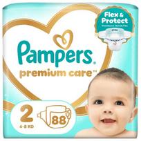 Pampers Premium Care, 2 dydis, 4-8 kg, 88 vnt.