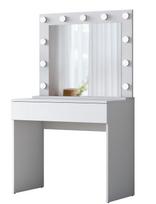 Kosmetinis staliukas Kalune Design BJ120 - 2916, balta sp., 148 cm x 90 cm x 45 cm