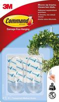 Kabliukas 3M Command T17091CC, skaidrus (Clear), 2 vnt