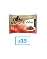 SHEBA Cuisine mięsne dania 4 x 0.085 kg x13