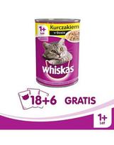 WHISKAS Puszka kurczak w sosie 400 g x24