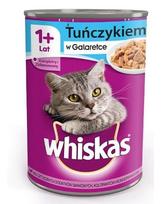 whisking - WHISKAS konservuotas kačių maistas su tunu 400 g - 1 nuotrauka