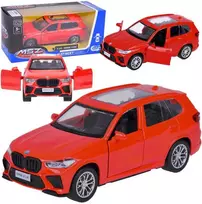 MSZ kolekcionuojamas metalinis automobilis BMW X5M 1:43, Raudonas (Red)