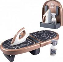 sulankstomas stalas - Smoby Mini Tefal sulankstomas lyginimo stalas, juodas (Black) - 1 nuotrauka