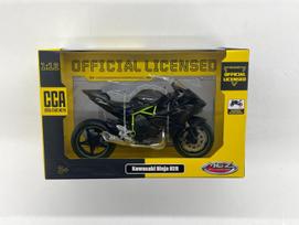 MSZ motociklas Kawasaki Ninja H2R, 1:12, juodas (Black)